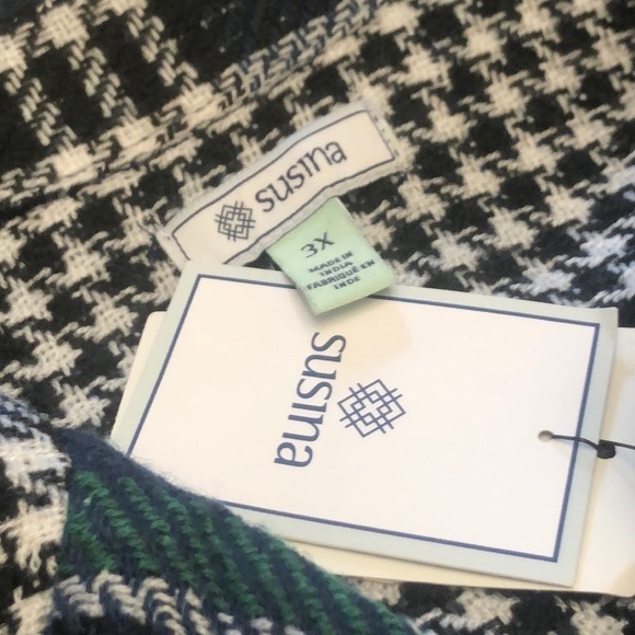 SUSINA Plaid Coat - Picture 9 of 16